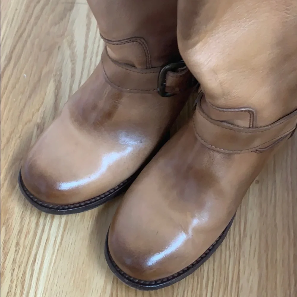 Bed Stu Victoria Boot - tan and grey - size 6 - Picture 3 of 6
